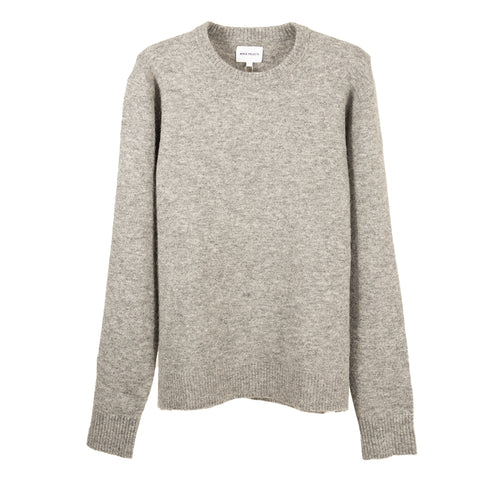Norse Projects Sigfred Alpaca Merino Grey Melange N45-05211500 Degli Uberti